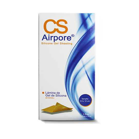 Lamina de 3.5 x 12 cm CS Airpore silicone Gel Sheeting 3.5 x 12 cm