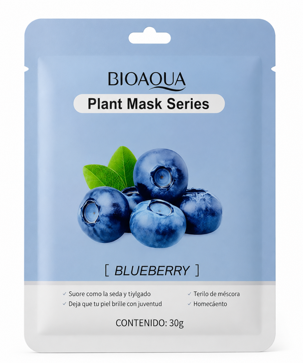 BIOAQUA MASK / BLUEBERRY, AVOCADO O PEACH