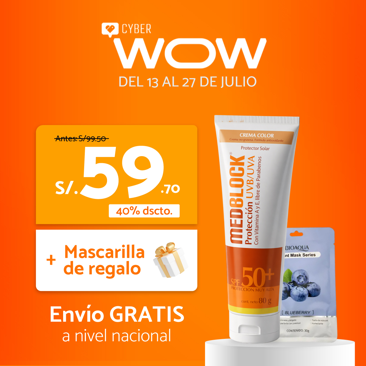 PROMOCIÓN MEDBLOCK COLOR + MASCARILLA DE REGALO